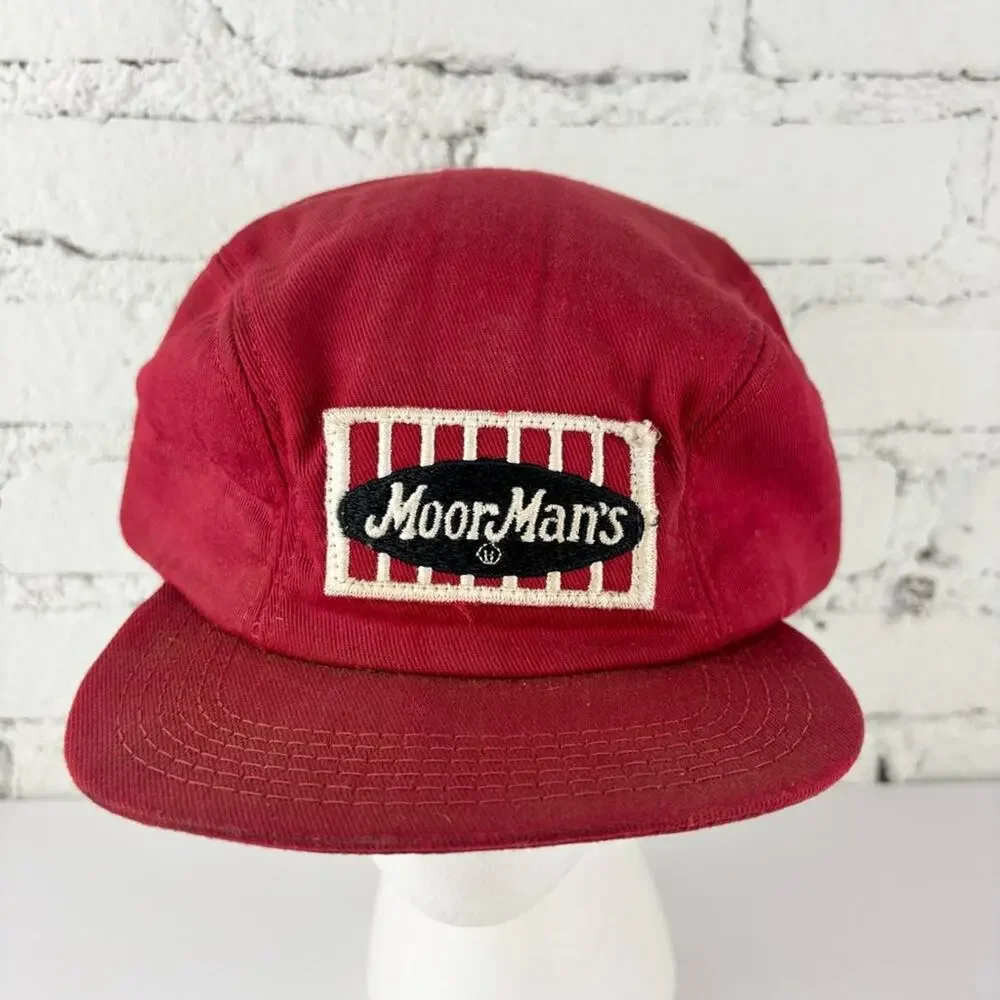 Vintage Red MoorMan's Farm Trucker Patch Hat